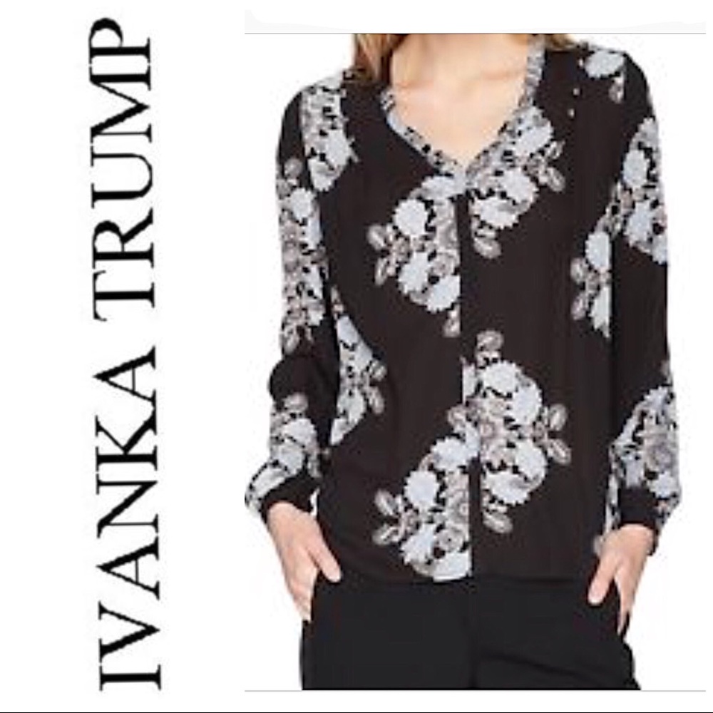 Ivan’s Trump Black Blouse